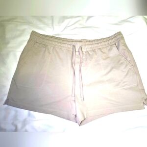 NWT Eddie Bauer Athletic Versatrex Shorts Elastic Waist Taupe Tan Woman's XXL$75